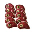 thumbnail image 2 of koolsoo 10x Golf Iron Headcover PU Golf Club Head Covers 3-9, AW, PW, SW Golf Protective, 2 of 9