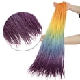 thumbnail image 1 of Ombre Senegalese Twist Crochet Braiding Hair Extensions Synthetic Fiber for Women, 1 of 4