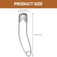 thumbnail image 3 of Heavy Safety Pin Stainless Steel Artisans Sewing Daily Use 200Pcs 1.3X0.2in, 3 of 9