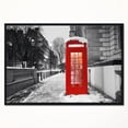 thumbnail image 4 of Design Art Red London Telephone Booth Framed Canvas Art Print, 4 of 5