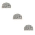 thumbnail image 2 of Youkk Bathroom Rugs Water Absorbent Floor Bath Mat Carpet Flower Semicircle 40x60cm 3Set, 2 of 6