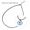 thumbnail image 1 of 100 Pieces Necklace Rope Simple Design Reusable Design Pendant Adjustable Pendant Wire Jewelry Making Cord DIY Crafting Handicraft Accessories Black White, 1 of 1