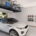 thumbnail image 1 of 3x6ft Overhead Garage Storage Shelves, 22'' to 40" Height Adjustable Ceiling Storage Rack, 450lbs Weight Capacity, Heavy Duty Metal Garage Storage Organization System, 1 of 9