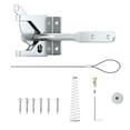 thumbnail image 4 of Heavy Duty Fence Gate Latch Self Locking Door Locks Gravity Latch Cable Pull, 4 of 8