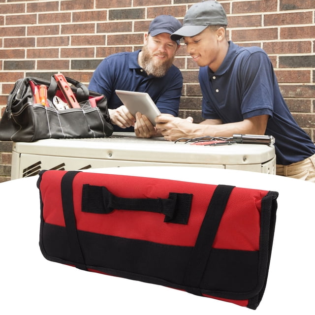 Tool Roll Organizer, Oxford Cloth Wrench Organizer Tool Pouch With Large Capacity, Multifunctional Tool Roll Bag For Electrician Carpenter
