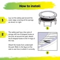 thumbnail image 3 of Plexalife Trampoline Super Spring Cover - Safety Pad, Fits 15 FT Round Trampoline Frame - Blue, 3 of 5