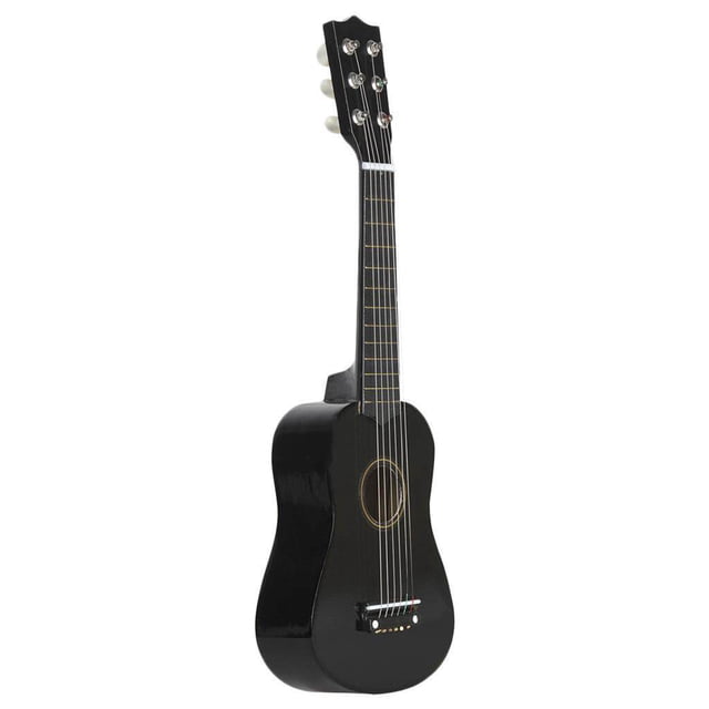 Youkk Mini 21inch 6 Strings Acoustic Guitar Musical Music Learning 21" Instrument Gift Black