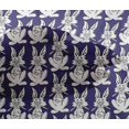 thumbnail image 4 of oneOone Viscose Chiffon Fabric Rabbit Block Print Fabric BTY 42 Inch Wide, 4 of 4