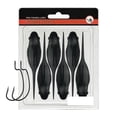 thumbnail image 1 of GLFILL 6pcs 10cm Swimbait Long Tailed Fake Tadpole Soft Bait Sinking Floating Wobblers black, 1 of 7