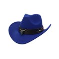 thumbnail image 2 of Decodeary Western Outback Cowboy Hat Channel Inner Cowboy Classic Hat Large Brim Provides black 1Set, 2 of 6