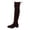 Coffee, variant on Zhanying Thigh High Block Heel Boot Women Pointed Toe Stretch Over the Knee Boots Fall Boots for Women 2025
