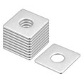 thumbnail image 1 of Uxcell Rondelle Carrée, Lot de 10, M14x40x40x2 mm, Rondelles Carrées pour Plaques en Acier Inoxydable 304, 1 of 5