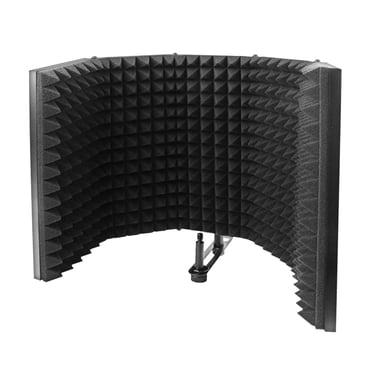 lionlar Microphone Pliant Mousse Panneau de Filtre Insonorisé Cabine Vocale 5 Panneaux