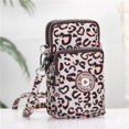 thumbnail image 1 of Woman‘s Cell Phone Bag with Large Capacity Wrist Strap Prints Design for Outdoor School Office Commute, 1 of 2