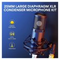 thumbnail image 3 of Interface, Lite ALL-IN-ONE Podcast Studio With 25mm Large Diaphragm Microphone For Streaming,Dj, 3 of 6