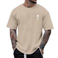thumbnail image 1 of Ramiter T-Shirt Homme Ultra Coton T-Shirt Kaki,3TG, 1 of 3
