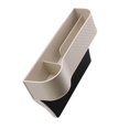 thumbnail image 4 of facefd Car Seat Gap Filler Organizer High Performance with Cup Holder Beige Left, 4 of 9