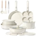 thumbnail image 1 of GIPP 21 Piece Ceramic Pots and Pans Set Non Stick, Cookware Set with Detachable Handles, Safe for Ovens and Dishwashers,Induction Cookers RV Kitchen, 1 of 9
