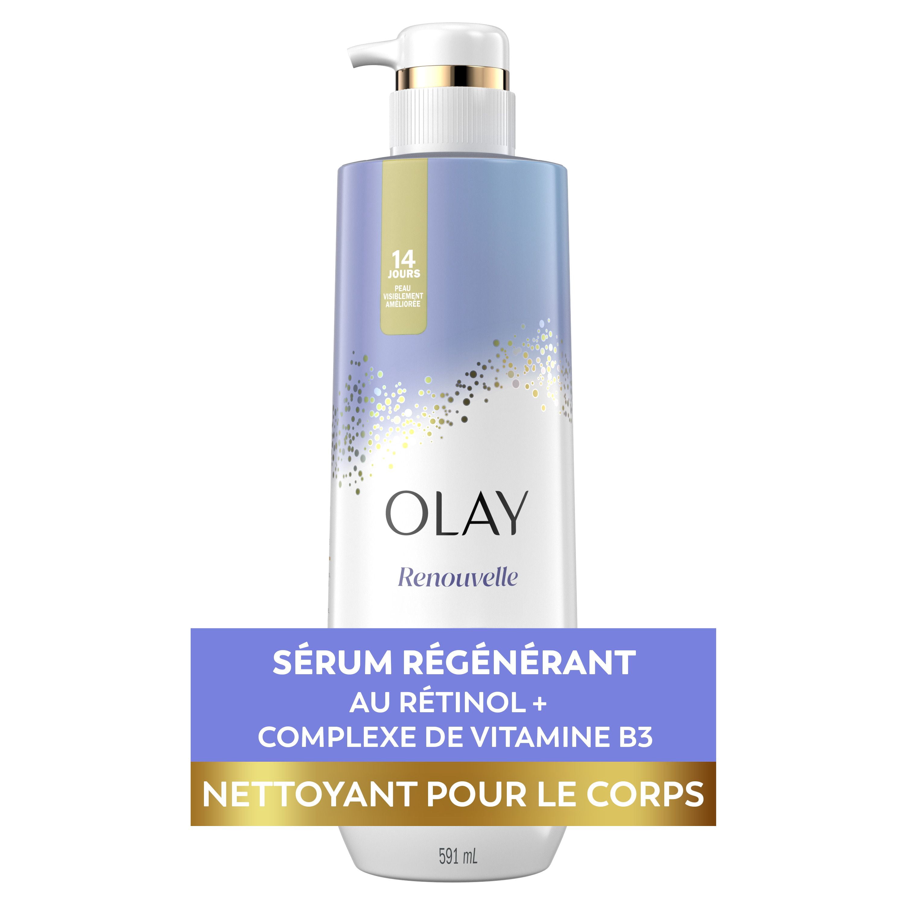 Olay Nettoyant pour le Corps Régénérant avec Complexe de Sérum au Rétinol