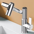 thumbnail image 4 of Limited Time Only! Digital Display Hot & Cold Faucet, Bathroom Rotating Gun & Washbasin Faucet, Modern Gray Mouthwash Faucet for Home Use, 4 of 9