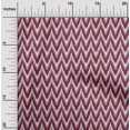 thumbnail image 1 of oneOone Tissu Popeline de Coton Chevron Ikat Imprimé 1 Yard 42 Pouces de Large, 1 of 4