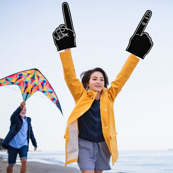 Large Foam Finger Hand for Sports Fans - Pointing Finger Cheering Accessory in Multiple Colors