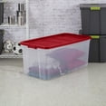 thumbnail image 4 of Sterilite 189 L Stacker Box,  Red, 4 of 6