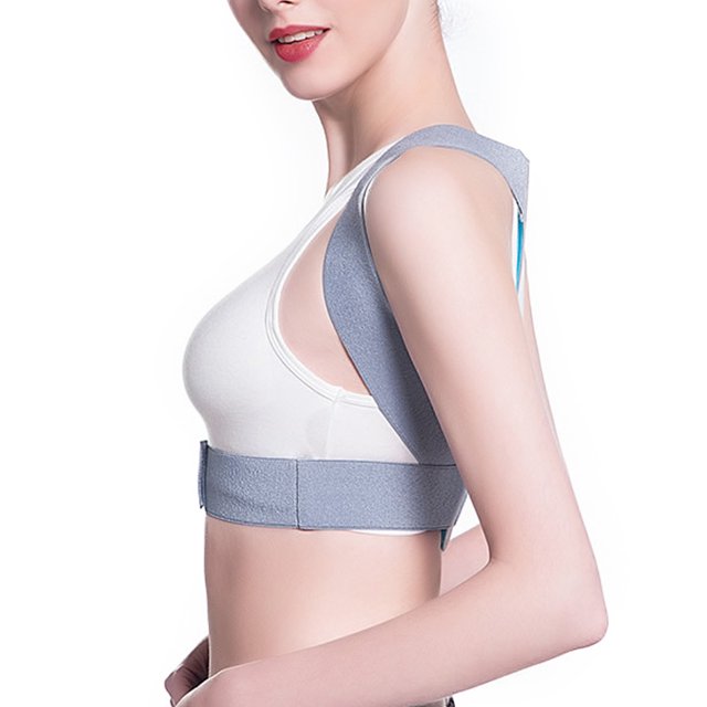 Posture Corrector, Spine Support Back Brace with Lightweight Adjustable Shoulder Strap and Powerful Memory Support Board, for Hunchback and Shoulder Neck Back