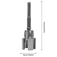 thumbnail image 3 of Trousse d'Outils d'Enfilage de Tuyaux Internes et Externes Intégrée pour Filets de Tuyaux Universels avec Conception en Alliage d'Aluminium pour Montage et Taraudage, pour Applications de Perçage et d'Enfilage à la Maison et en Atelier, 3 of 6