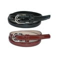 thumbnail image 1 of CTM® Ceinture Mince pour Robe d'Enfant (Lot de 2 Couleurs), 1 of 4