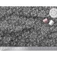thumbnail image 2 of Soimoi Modal Satin Fabric Floral & Moroccan Damask Fabric Prints by Yard 42 Inch Wide, 2 of 3
