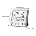 thumbnail image 3 of Fesfesfes Indoor Wall Mounted Digital Hygrometer Accurate Temperature Humidity Monitor for Home Office Greenhouse Room Humidity Gauge Meter, 3 of 5