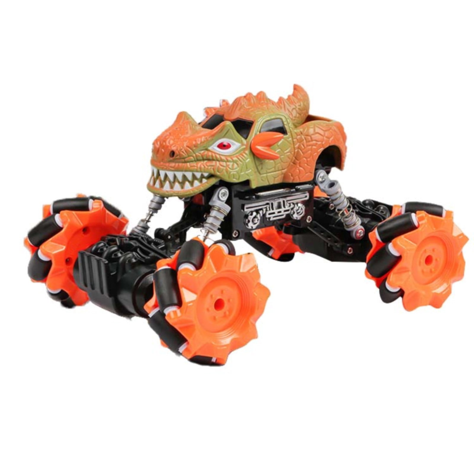 XFGOU Remote control Toys and Hobbies Dinosaurs Car Toy Remote Car 360°Rotation 4WD 2.4 Truck Wireless Four Wheel Drive Off Road Climbing RC Remote Car Drift Stunt Car Remote control car