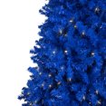 thumbnail image 3 of Northlight Pre-Lit Medium Pine Artificial Christmas Tree - 6' - Royal Blue - Clear Lights, 3 of 6