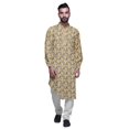 thumbnail image 1 of Atasi Kurta Traditionnel en Rayonne Imprimée à Col Mandarin pour Hommes Chemise Décontractée, 1 of 6