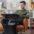 thumbnail image 3 of Giantex Pupitre pour Ordinateur Portable, Support Mobile à Hauteur Réglable, Bureau de Conférence Roulant, Bureau d'Ordinateur avec Roues Pivotantes Verrouillables, Lutrin Assis-Debout(2), 3 of 10