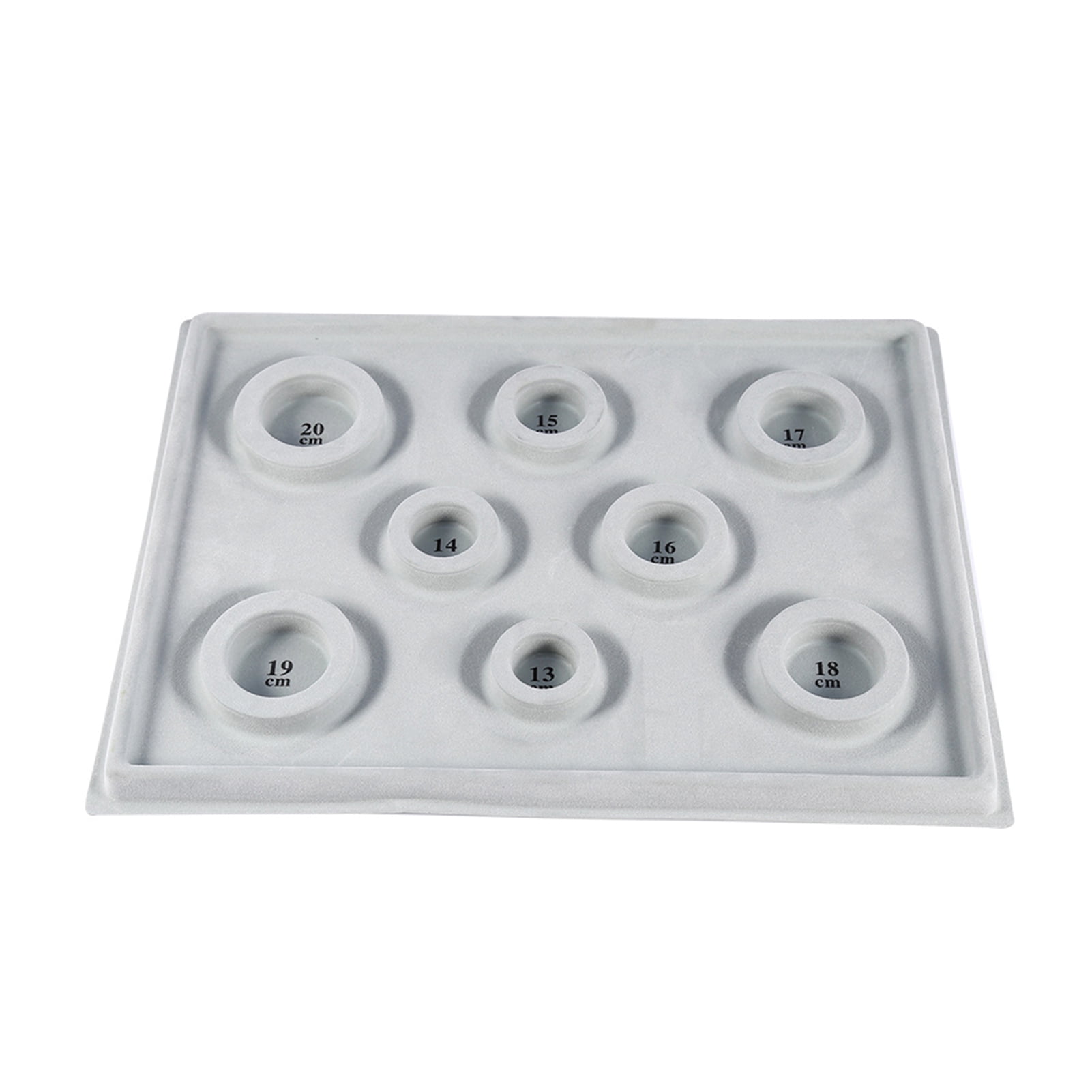 10.2 X 13.7 X 0.6" Grey Dust Free Bracelet Holder, Beading Design Tray, Mini Craft Projects For DIY Craft Jewelry Tool Organizer