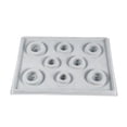 thumbnail image 1 of 10.2 X 13.7 X 0.6" Grey Dust Free Bracelet Holder, Beading Design Tray, Mini Craft Projects For DIY Craft Jewelry Tool Organizer, 1 of 8