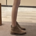 thumbnail image 4 of Styesk Boots for Women Winter Thick Bottom Boots Female Boots But Knee Thin Within The High Boots Water Proof Boots Round Toe Rider Boots Work Boots for Women, 4 of 9