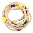 thumbnail image 1 of 10pcs Ring Toss Rings for Kids Carnival Party Garden Game Replacement Toss Toys Set, 1 of 9