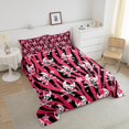 thumbnail image 4 of Erosebridal Gothic Skull Bedding Twin Comforter Set,Abstract Stripes Down Comforter,Stars Bedroom Decor,Reversible,Lightweight,2-Piece, 4 of 7