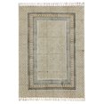 thumbnail image 1 of Casavani Handblock Printed Living Room Carpets Beige Cotton Home Decor Kilim Square Area Rug 6x6 feet, 1 of 5