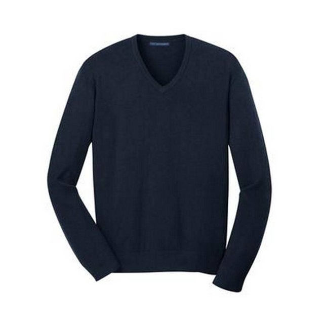 Port Authority V-Neck Sweater - Navy - Small