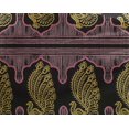 thumbnail image 4 of oneOone Georgette Viscose Fabric Peacock Block Printed Fabric 1 Yard 42 Inch Wide, 4 of 4