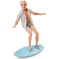 thumbnail image 2 of Barbie – Film – Ken – Poupée, tenue de plage à rayures pastel, 2 of 6