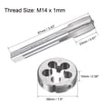 thumbnail image 2 of Unique Bargains Metric Tap and Die Set Machine Thread Tap with Round Die M14 x 1mm, 2 of 6