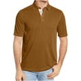 thumbnail image 1 of Birdeem Shirts for Men Mens Short Sleeve Turndown Collar Blouse Shirt, 1 of 10