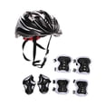 thumbnail image 4 of Siruishop Ensemble de 7 Pcs Casque pour Enfants Casque de Planche à Roulettes pour Sports Multiples Patin à Roulettes Noir, 4 of 8