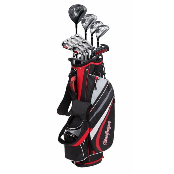 MacGregor Golf DCT4000 12 Bâtons / 16 Pcs Graphite Ensemble de Bâtons de Golf pour Hommes Main Droite avec Sac Flex Régulier