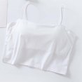 thumbnail image 2 of Timegard Womens Tank Tops with Built in Bras Cropped Spaghetti Strap Sleeveless Comfy Camis Basic Tee, 2 of 5